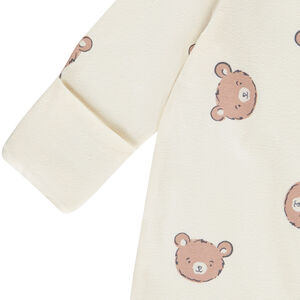 Pelele evolutivo impreso con osito para bebé 