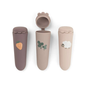 Moldes de silicona para helados x 3 Sheepy rosa 