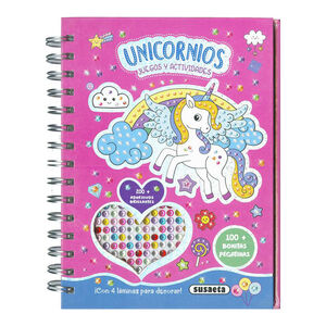 Libro de juegos y actividades Unicornios +6 años 