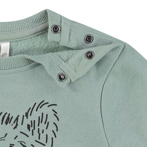 Conjunto de jogging de felpa con estampado para bebé niño 