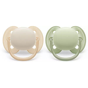 Chupete de silicona ultrasuave 0-6 meses 