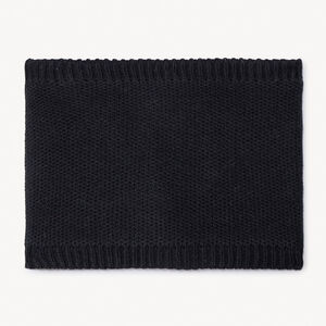 Snood de punto liso con forro de micropolar 