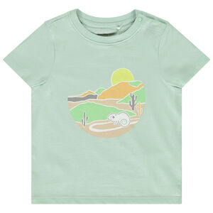 Camiseta de manga corta con estampado fantasía para bebé niño 