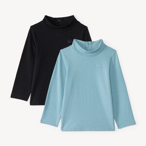 Pack de 2 sudaderas de cuello alto para bebé niño 