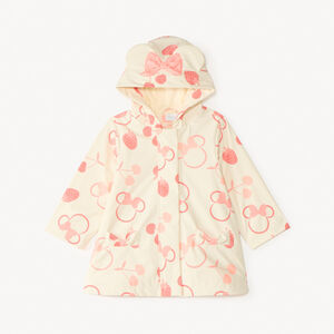 Parka de goma con capucha y orejas 3D de Minnie Disney para bebé niña 