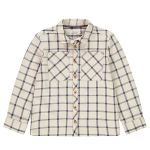 Camisa de manga larga estampado cuadros Main Camisa de manga larga estampado cuadros