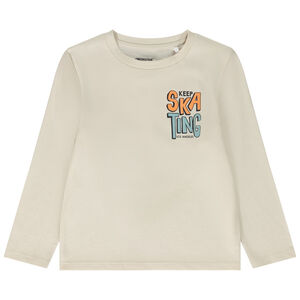 Camiseta de manga larga con espalda estampada niño 