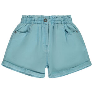 Short liso en tela armurada para niña  Main Short liso en tela armurada para niña