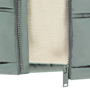 Plumífero acolchado con forro micropolar para niño 