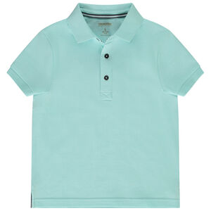 Polo liso de manga corta para niño 