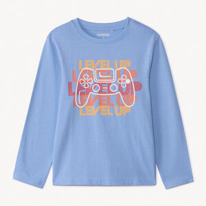 Camiseta de manga larga con estampado fantasía para niño  Main Camiseta de manga larga con estampado fantasía para niño