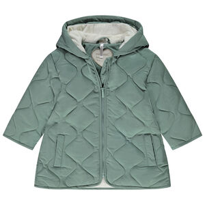 Parka acolchada para bebé niña con capucha especial para frío intenso 