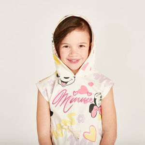 Vestido de manga corta con capucha de Minnie Disney niña 