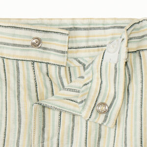 Bermudas de rayas de tela niño. 