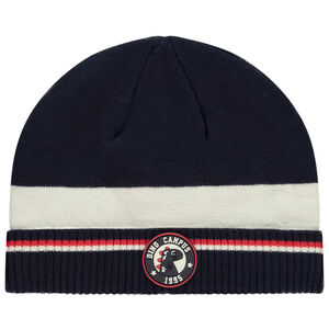 Gorro de punto con forro y badge de dinosaurio para bebé niño 