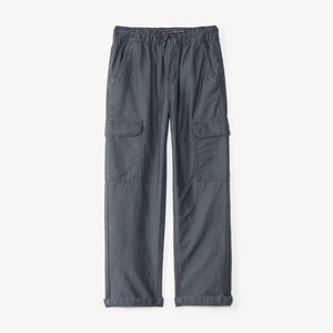 Pantalón recto con bolsillos de cargo para niño 