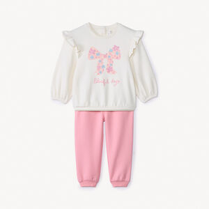 Conjunto de chándal de scuba para niña bebé 