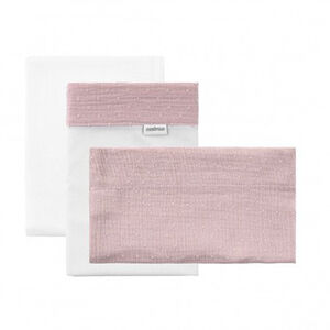 Juego de sábanas 3 piezas para cuna de 60 Unic rosa 