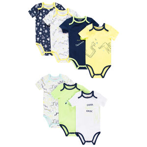 Pack 7 bodies manga corta motivo reptiles 