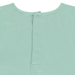 Set de pijama en punto liso con estampado fantasía para bebé niño 