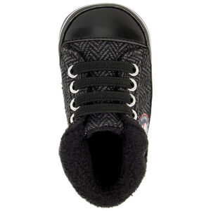 Zapatillas altas con efecto de punto para bebé niño 