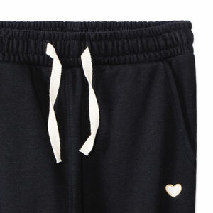 Conjunto de chándal de felpa con sudadera floral para niña 