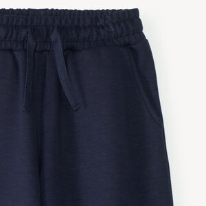 Pantalón de chándal para niña de corte ancho y liso 