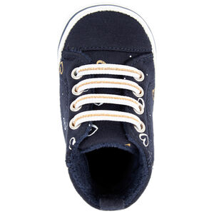 Zapatillas altas con cordones elásticos para niña bebé  Main Zapatillas altas con cordones elásticos para niña bebé