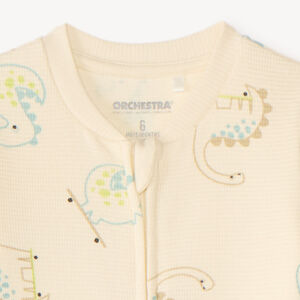 Pijama ligero con cremallera y estampado de dinosaurios para bebé niño 