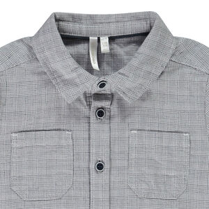 Camisa de manga larga a cuadros para bebé niño 