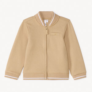 Chaleco de corte teddy de piqué para bebé niño 