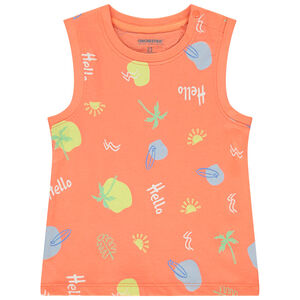 Camiseta sin mangas print fantasía para bebé niño  Main Camiseta sin mangas print fantasía para bebé niño