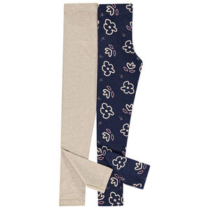 Pack de 2 calzoncillos lisos y estampados niña 