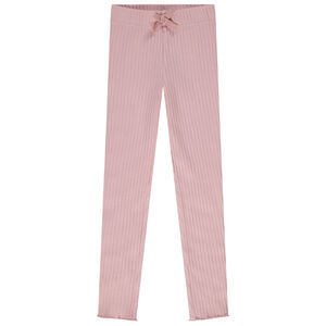Leggings de punto acanalado con lazo para niña  Main Leggings de punto acanalado con lazo para niña
