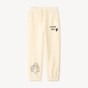 Pantalón de chándal para niña de felpa con estampado de Stitch de Disney. 