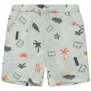 Bermuda estampada tigres para bebé niño 