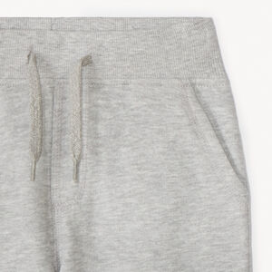 Bermudas de felpa unicolor con cintura elástica niño 