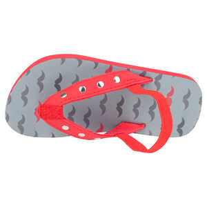 Chanclas con estampado con tachuelas con fantasía 