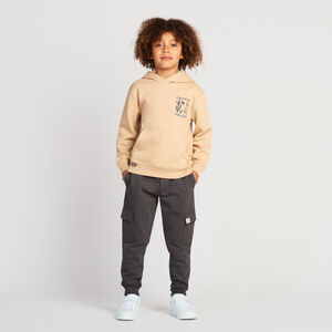 Conjunto de chándal de felpa con estampado de cactus para niño  Main Conjunto de chándal de felpa con estampado de cactus para niño