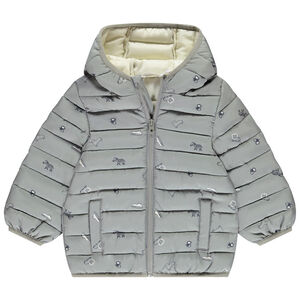 Chaleco acolchado estampado safari para bebé niño 