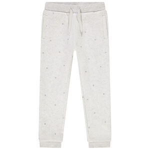 Pantalon de jogging en molleton imprimé fantaisie pour fille Main Pantalon de jogging en molleton imprimé fantaisie pour fille