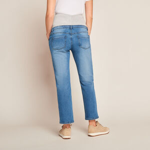 Vaqueros rectos premamá con banda alta 