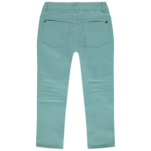 Pantalón slim de twill liso niño 