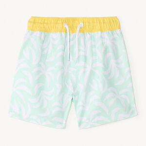 Bañador estampado de hojas para niño 