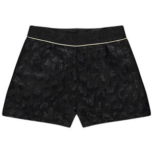 Short de fiesta de jacquard iridiscente para niña  Main Short de fiesta de jacquard iridiscente para niña
