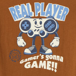 Camiseta de manga corta para niño con estampado divertido 