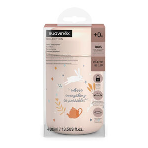 Termo papilla bebé 400ml Wonderland rosa 