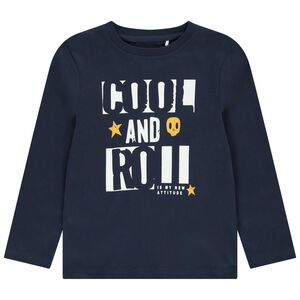 T-shirt manches longues en jersey avec print pour garçon Main T-shirt manches longues en jersey avec print pour garçon