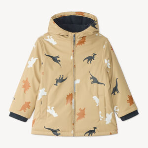 Parka de lluvia para niño con capucha y colores cambiantes 