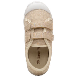 Zapatillas bajas de lona con purpurina 